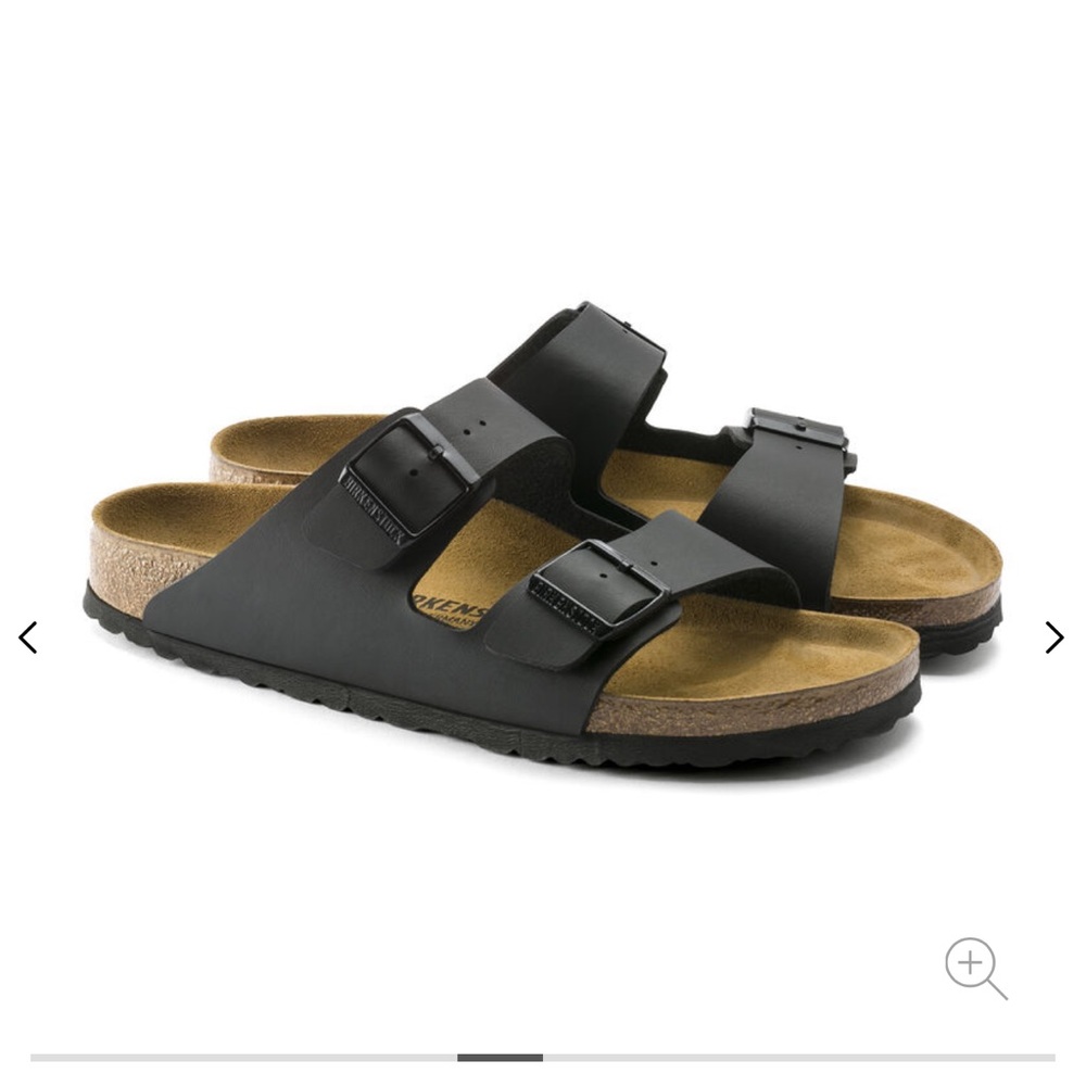 NWT Birkenstocks Arizona. Black. Size 38